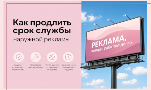 Как продлить срок службы наружной рекламы в Братске