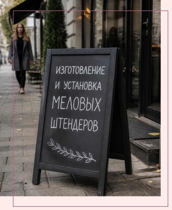 Меловые штендеры в Братске по цене от 6633 р. | Аванза-Брт